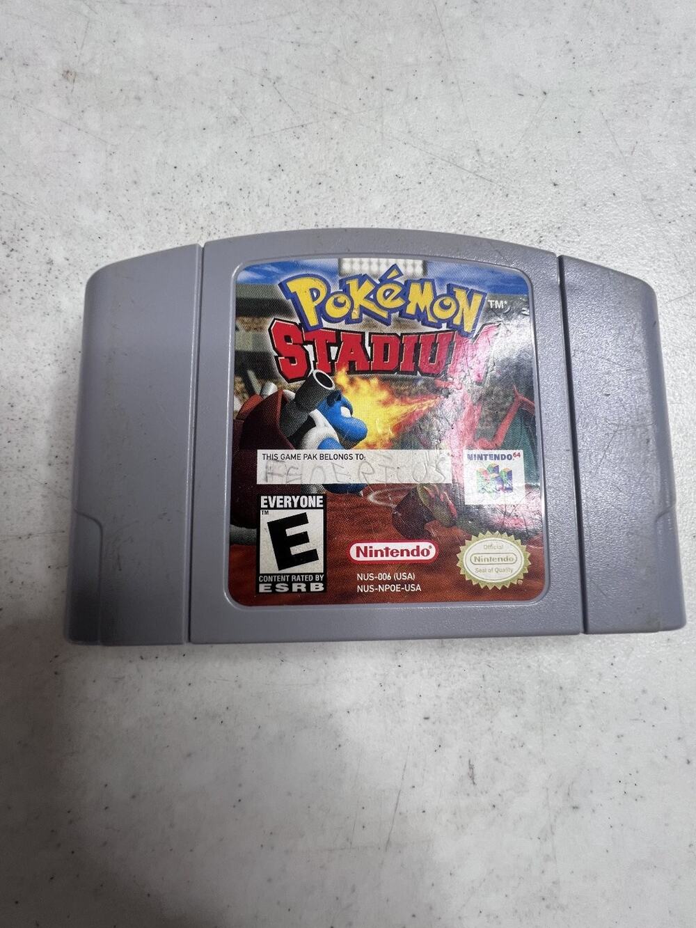Pokémon Stadium Nintendo 64 N64 Video Game Classic Battle